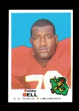 1969 Topps Football Card #153 Hall of Famer Bobby Bell Kansas City Chiefs.