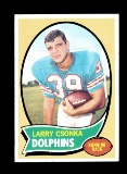 1970 Topps Football Card #162 Hall of Famer Larry Csonka Miami Dolphins.