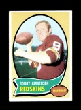 1970 Topps Football Card #200 Hall of Famer Sonny Jurgensen Washington Reds