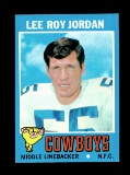 1971 Topps Football Card #31 Lee Roy Jordan Dallas Cowboys.