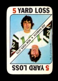 1971 Topps Game Football Card #3 Hall of Famer Joe Namath New York Jets.