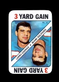 1971 Topps Game Football Card #30 Hall of Famer Larry Csonka Miami Dolphins