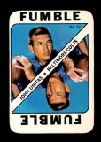 1971 Topps Game Football Card #37 Hall of Famer John Unitas Baltimore Colts