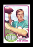 1976 Topps Football Card #255 Hall of Famer  Bob Griese Miami Dolphins.