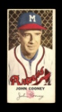 1954 Johnson Cookie Baseball Card #28 John Cooney Milwaukee Braves