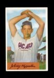 1954 Bowman Baseball Card #29 Johnny Klippstein Chicago Cubs.