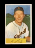 1954 Bowman Baseball Card #87 Don Lund Detroit Tigers.
