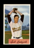 1954 Bowman Baseball Card #213 Dick Littlefield Baltimore Orioles.