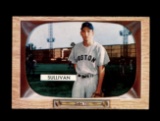 1955 Bowman Baseball Card #15 Frank Sullivan Boston Red Sox.