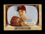 1955 Bowman Baseball Card #42 Bob Greenwood Philadelphia Phillies.