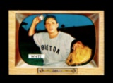1955 Bowman Baseball Card #47 Sammy White Boston Red Sox.