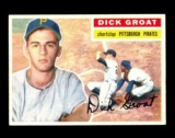 1956 Topps Baseball Card #24 Richard Morrow Groat Pittsburgh Pirates.