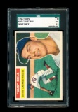 1956 Topps Baseball Card #162 David Russell Bell Jr Cincinnati Redlegs. SGC