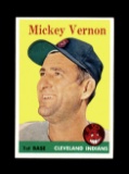 1958 Topps Baseball Card #233 Mickey Vernon Cleveland Indians.