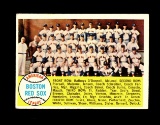 1958 Topps Baseball Card #312 Boston Red Sox Checklist. 353-440.  Unchecked