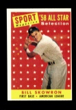 1958 Topps Baseball Card #477 Bill Skowron New York Yankees. Sport Magazine