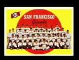 1959 Topps Baseball Card #69 San Francisco Giants Team/Checklist 89-176. Un