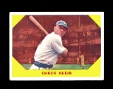 1960 Fleer Greats Baseball Card #30 Hall of Famer Charles Herbert Klein.