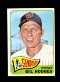 1965 Topps Baseball Card #99 Gil Hodges Washington Senators.