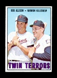 1967 Topps Baseball Card #334 Twin Terrors; Allison-Killebrew.