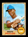 1968 Topps Baseball Card #202 Adolfo Phillips Chicago Cubs.