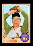 1968 Topps Baseball Card #324 Jim Nash Oakland A's