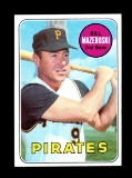 1969 Topps Baseball Card #335 Hall of Famer Bill Mazeroski Pittsburgh Pirat