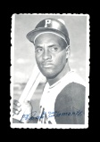 1969 Topps Deckle Edge Baseball Card #27 Hall of Famer Roberto Clemente Pit