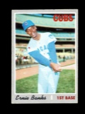 1970 Topps Baseball Card #630 Hall of Famer Ernie Banks Chicago Cubs.