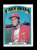 1972 Topps Baseball Card #130 Hall of Famer Bob Gibson St Louis Cardinals.