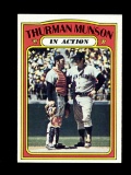 1972 Topps Baseball Card #442 Thurman Munson New York Yankees.