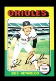 1975 Topps Baseball Card #142 Bob Reynolds Baltimore Orioles Blank Back Err