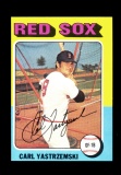 1975 Topps Baseball Card #280  Hall of Famer Carl Yastrezemski Boston Red S
