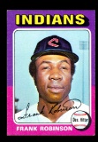 1975 Topps Baseball Card #580 Hall of Famer Frank Robinson Cleveland Indian