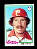 1978 Topps Baseball Card #360 Hall of Famer Mike Schmidt Philadelphia Phill
