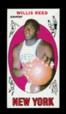 1969 Topps Basketball Card #60 Hall of Famer Willis Reed  New York Knicks.