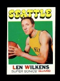 1971 Topps Basketball Card #80 Hall of Famer Len Wilkens Seattle Super Soni