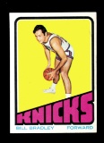 1972 Topps Basketball Card #122 Hall of Famer Bill Bradley New York Knicks.