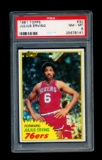 1981 Topps Basketball Card #30 Hall of Famer Julius Erving Philadelphia 76'