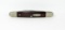 Pre 1965 Case xx 06263 Senator Pen Jack Knife. Pocket Worn Red Bone Scales.