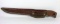 1988 Buck USA Model 123 Fillet Knife & Sheath. 6-1/2
