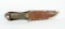 Edge Brand Solingen, Germany Pattern 459 Hunting Knife In Original Leather