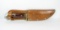 1985 Western USA Longmont, CO. W39 Hunting Knife. Upswept 5