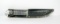 Western Boulder Co. F66 Black Beauty Hunting Knife with Nice Leather Sheath