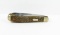 Pre 1960 Schrade Walden Pattern 293 Trapper Jack Knife. Saber Ground Clip &