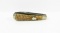 c. 1900 New York Knife Co. Hammer Brand Curved Jack Knife. Rare Early Pickb