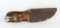 Viking Made By KA-BAR Union Cut Co. Hunting Knife with Great Celluloid Hand