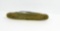1930's Simonds WorenWhite Co Brass Pen Knife. Coin Embossed Advertising for