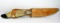 Edge Mark Solingen Germany # 20465 Deer Hoof Hunting Knife.