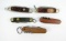 5-Utilty Knives including Ulster and Imperial Boy Scout Knife.